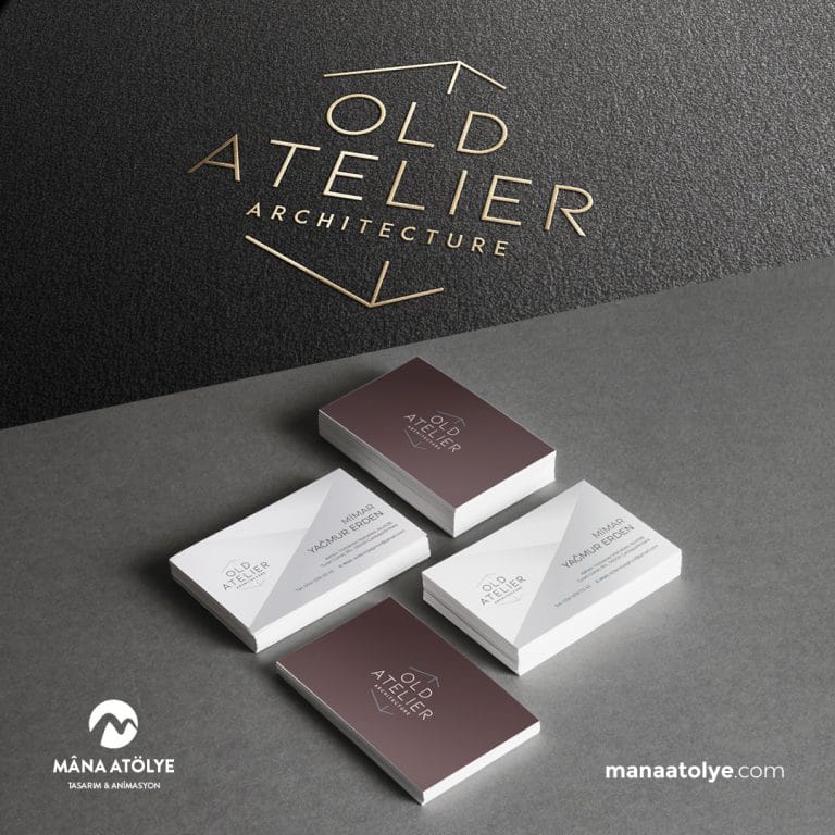 Old Atelier Architecture Mimarlık Bürosu için Logo ve Kartvizit Tasarımı